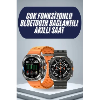 2025 Model Gelişmiş Özellikli Nabız Sensörlü Spor Takibi Yapabilen Titreşimli Saat