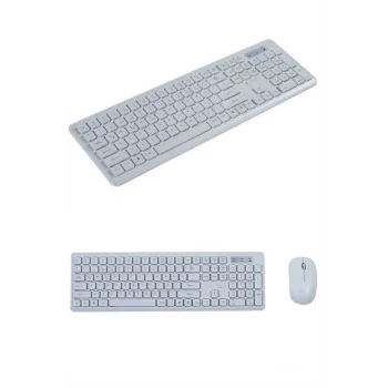 2.4 Ghz Wireless Kablosuz Klavye Mouse Seti Tv Pc Uyumlu