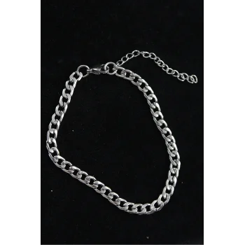 316L Çelik Klasik Model Gümüş Renk Erkek Bileklik