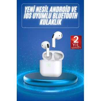 4.Nesil Bluetooth Kulaklık Yüksek Ses Kaliteli Dokunmatik Kontrol Özellikli