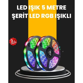 5 Metre Kumandalı Su Geçirmez Şerit LED