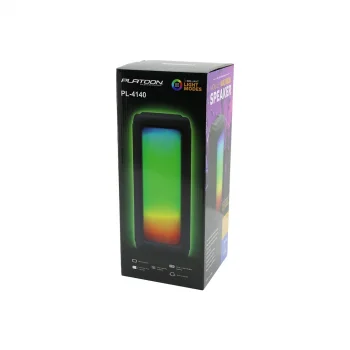 8 İNÇ SPEAKER HOPARLÖR BLUETOOTH WIRELESS SPEAKER 5 FARKLI IŞIKLI USB - BLUETOOHT - DC 5V  PL-4140 (5047)