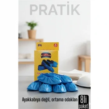 8 li KUTULU Pratik Galoş Tek Kullanımlık Ayakkabı Kılıfı – Hijyenik ve Pratik Koruma