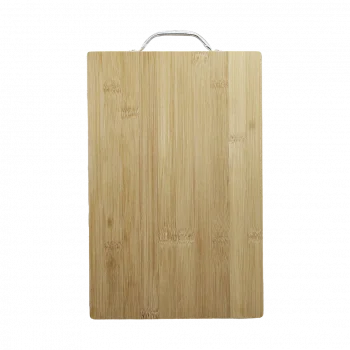 AHŞAP BAMBU KESİM PANOSU METAL KULPLU 20X30X1.7CM (5047)