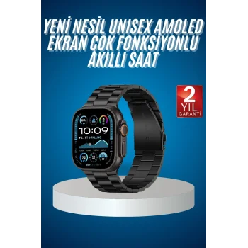 Akıllı Saat 3 Kordonlu Waterproof Adımsayar, Titreşim ve GPS Özelliği