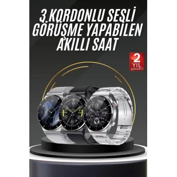 Akıllı Saat Adımsayar Nabız Ölçer Titreşim Özellikli Çağrı Cevaplama Sosyal Medya