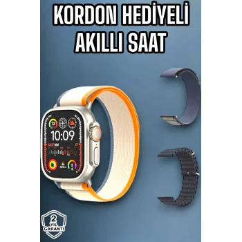 Akıllı Saat Android ve İOS Uyumlu NFC Ve GPS Özelliği Arama Cevaplayan