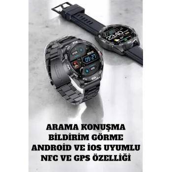 Akıllı Saat Arama Cevaplayan Titreşim Özelliğiyle Bildirim Görebilen