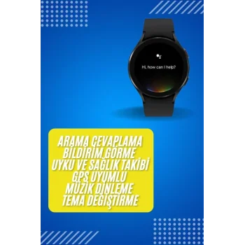 Akıllı Saat Çok Fonksiyonlu Çağrı Cevaplayabilen Bildirim Görme Uzun Pil Ömrü