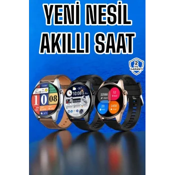 Akıllı Saat Çok Fonksiyonlu Yeni Nesil Bluetooth Bağlantılı Sesli Görüşme