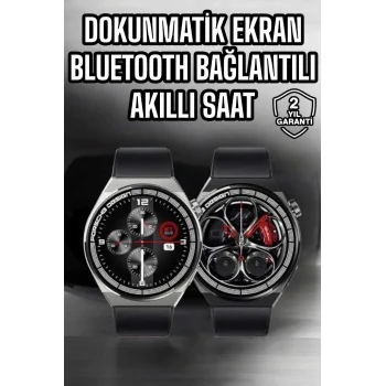 Akıllı Saat Dokunmatik Ekran Sesli Görüşme ve Bildirim Görme Sağlık Takibi