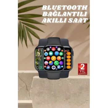 Akıllı Saat Nabız Ölçebilen Adımsayar Kalori Hesaplama Tema Değiştirme GPS Uyumlu