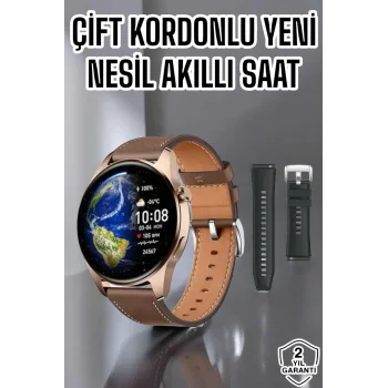 Akıllı Saat Sesli Görüşme NFC ve GPS Uyumlu Bluetooth Bağlantılı