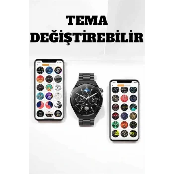 Akıllı Saat Uyku Ve Sağlık Takibi Bildirim Görme Arama Cevaplama