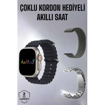 Akıllı Saat Yeni Nesil Bluetooth Bağlantılı Uyku Sağlık Takibi GPS Ve NFC Uyumlu