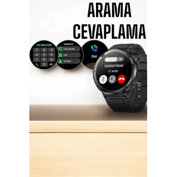 Akıllı Saat Yeni Nesil Bluetooth Bağlantılı Uyku ve Sağlık Takibi NFC ve GPS