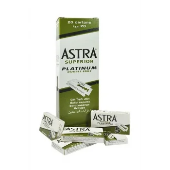 ASTRA JİLET YEŞİL 1 KUTU İÇİNDE 20 KÜÇÜK PAKET VE HER PAKETTE 5 JİLET VAR -  TOPLAM 100 JİLET (5047)