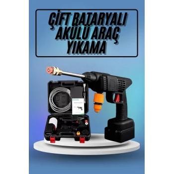 Bahçe Sulama Tabancası Makinesi Yüksek Basınçlı Akülü Yıkama Makinesi
