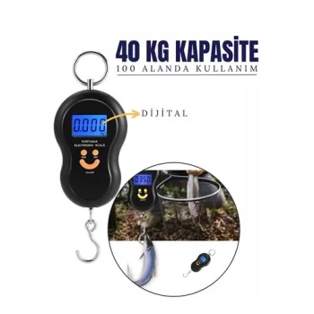 Balıkçı Tipi Dijital 100 Alanda Kullanım El Tartısı