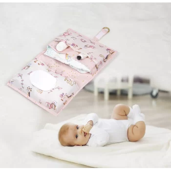 Bebek Alt Bakım Çantası - Pembe (5047)