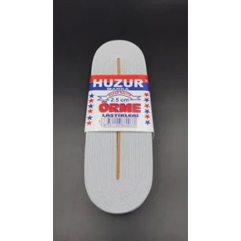BEYAZ - 2.5CM PAÇA LASTİK GENİŞ 10MT. (5047)
