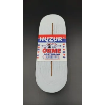 BEYAZ - 3CM PAÇA LASTİK YASSI GENİŞ 10MT. (5047)