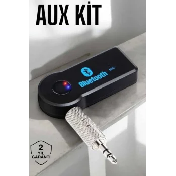Bluetooth Araç Kiti Bt 350 Aux Çıkışlı Tüm Araçlara Uyumlu