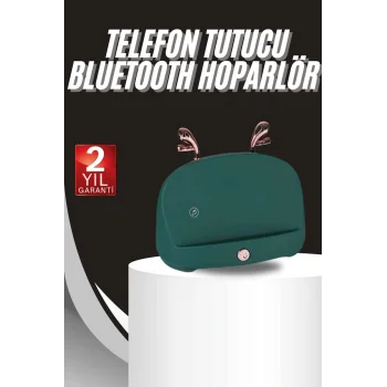 Bluetooth Hoparlör Uzun Pil Ömrü Yüksek Ses Kaliteli Kablosuz Telefon Tutma