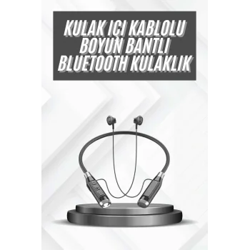Bluetooth Kulaklık 120 Saat Kullanım Süresi Boyun Askılı Bluetooth Kablosuz Kulaklık