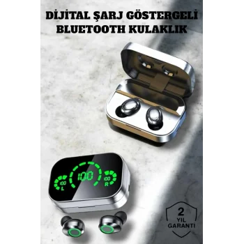 Bluetooth Kulaklık Çift Telefon Desteği ve Suya Dayanıklı Powerbankli