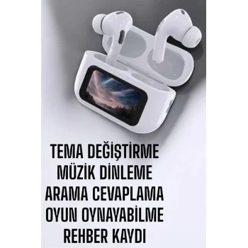 Bluetooth Kulaklık Kulakiçi Güçlü Ses Kaliteli Sesli Asistan