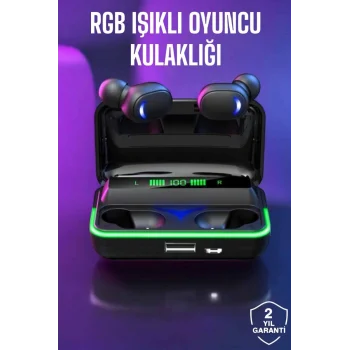 Bluetooth Kulaklık Powerbankli Yüksek Ses Kaliteli Şarj Göstergeli