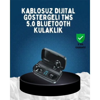 Bluetooth V5.0 Teknolojili Parmak Dokunmatik Kontrol Kulaklık Seti