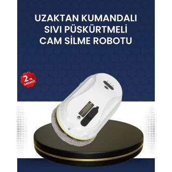 Çift Diskli Güvenli Otomatik Cam Silme Robotu
