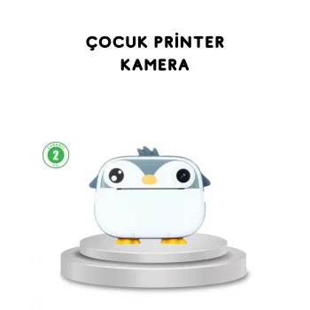 Çocuk Fotoğraf Makinesi Termal Baskılı Anında Çıktı HD Video Kayıtlı
