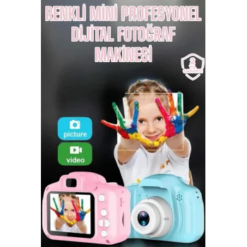 Çocuk Kamerası Profesyonel Hafif Ve Uzun Ömürlü USB Şarjlı 2.0 İnç