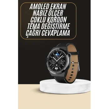 Çoklu Kordon Hediyeli Akıllı Saat Çağrı Cevaplama Müzik Dinleme Dokunmatik Ekran