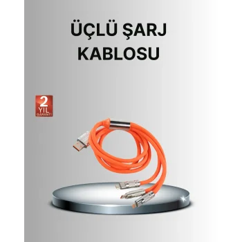 Dayanıklı Hızlı Şarj Kablosu – Esnek, Kırılmaz ve Yüksek Hızlı Veri Aktarım Destekli