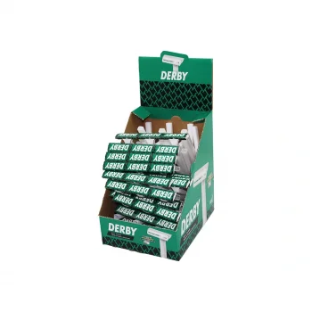 DERBY TEK BIÇAK 100PCS BANYO SAPLI JİLET (5047)