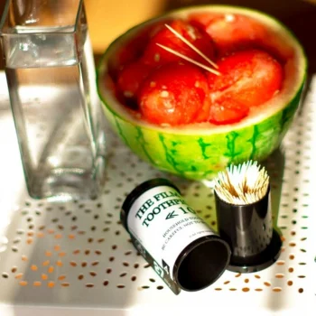 Dörtgen Fotoğraf Filmi Şeklinde Kürdanlık Kürdan Tutucu Kutu (5047)