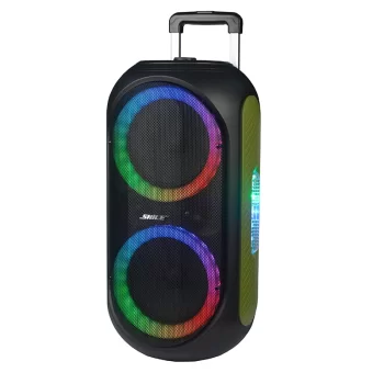 EL MİKROFONLU KUMANDALI USB+SD+BT TAŞINABİLİR HOPARLÖR SL-2012 (5047)