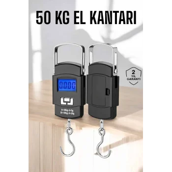 El Terazisi Dijital Göstergeli Pilli 50 Kg Ağırlık Ölçer