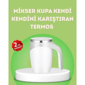 Elektrikli Otomatik Karıştırıcı Kupa – 304 Paslanmaz, USB Şarjlı, Taşınabilir