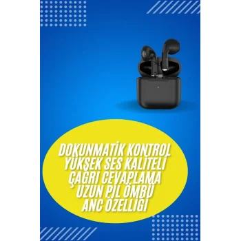 En Çok Tercih Edilen Bluetooth Kulaklık Mikrofonlu Silikonsuz Dokunmatik Kontrol