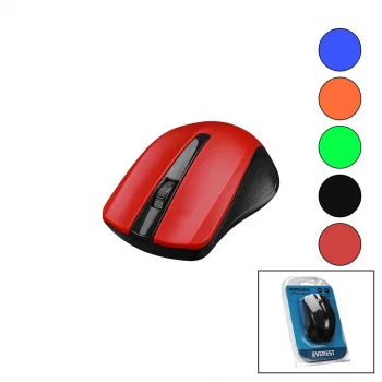 EVEREST SM-537  WİRELESS - KABLOSUZ  1600DPI USB OPTİCAL MOUSE  VAKUM AMBALAJ (5047)