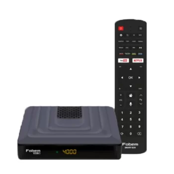 FOBEM VISION S HİBRİT 4GB RAM 32GB HDD 1.5GHZ SES KOMUTLU UYDU ALICILI ANDROID TV BOX (TUNERLİ) (5047)