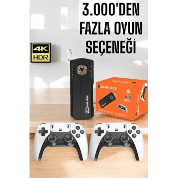 Game Stick Retro 8K ULTRA HD Video Oyun Konsolu Android Tv Özelliği