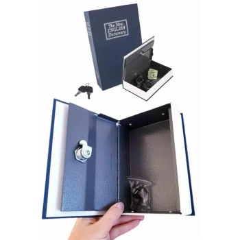 Gizli Kasa Kilitli Sözlük Görünümlü 18cm Gizli Kasa Büyük Boy Anahtarlı
