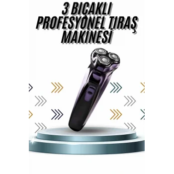 Günlük Kullanıma Uygun Profesyonel Tıraş Makinesi Döner Başlıklı
