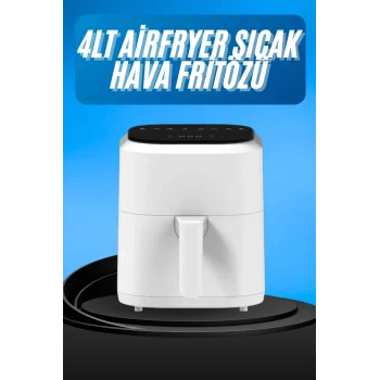 Hava Fritözü 4L Airfryer Pratik Uzun Ömürlü Yağsız Pişirme Taşınabilir